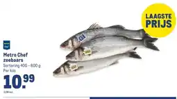 Makro Metro Chef zeebaars aanbieding