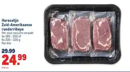 Makro Horecalijn Zuid-Amerikaanse runderribeye aanbieding