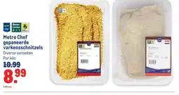 Makro Metro Chef gepaneerde varkensschnitzels aanbieding