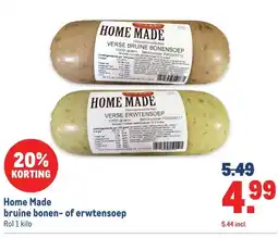 Makro Home Made bruine bonen- of erwtensoep aanbieding