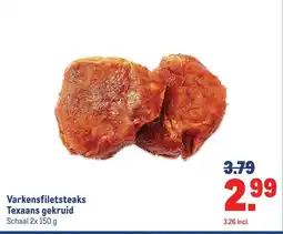 Makro Varkensfiletsteaks Texaans gekruid aanbieding