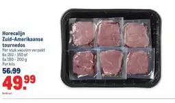 Makro Horecalijn Zuid-Amerikaanse tournedos aanbieding
