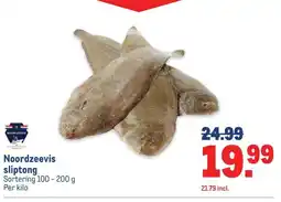 Makro Noordzeevis sliptong aanbieding