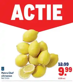 Makro Metro Chef citroenen aanbieding