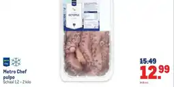 Makro Metro Chef pulpo aanbieding