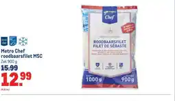 Makro Metro Chef roodbaarsfilet MSC aanbieding