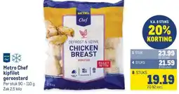Makro Metro Chef kipfilet geroosterd aanbieding