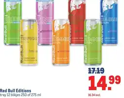 Makro Red Bull Editions aanbieding
