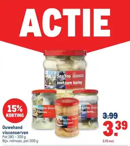 Makro Ouwehand visconserven aanbieding