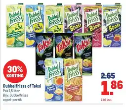 Makro Dubbelfrisss of Taksi aanbieding
