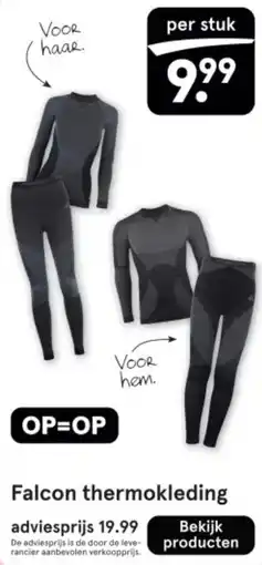 Etos Falcon thermokleding aanbieding