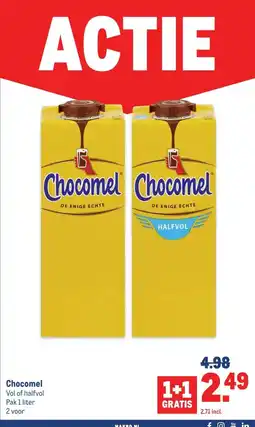 Makro Chocomel Vol of halfvol aanbieding