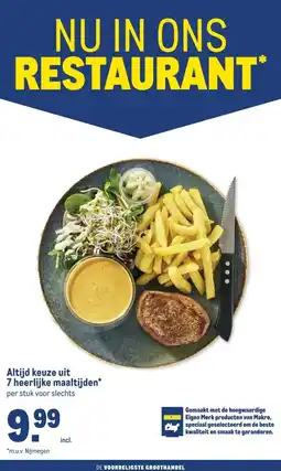 Makro Altijd keuze uit 7 heerlijke maaltijden aanbieding
