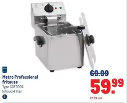 Makro Metro Professional friteuse aanbieding