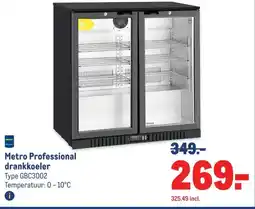 Makro Metro Professional drankkoeler aanbieding