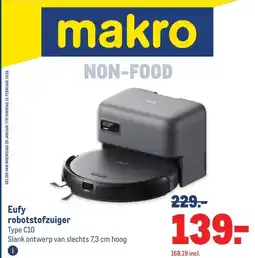 Makro Eufy robotstofzuiger aanbieding