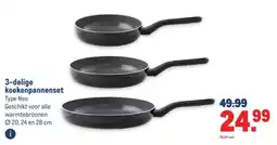 Makro 3-delige koekenpannenset aanbieding