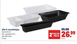 Makro Alle A-snackbakjes aanbieding