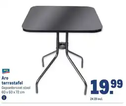 Makro Aro terrastafel aanbieding