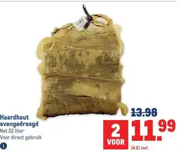 Makro Haardhout ovengedroogd aanbieding