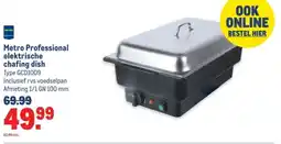 Makro Metro Professional elektrische chafing dish aanbieding