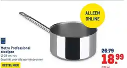 Makro Metro Professional steelpan aanbieding