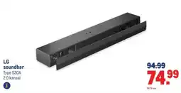Makro LG soundbar aanbieding