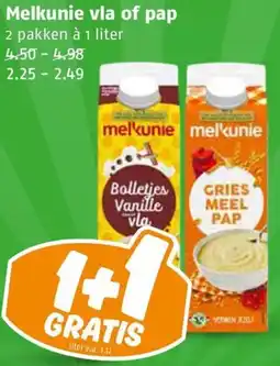 Poiesz Melkunie vla of pap aanbieding