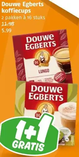 Poiesz Douwe Egberts koffiecups aanbieding