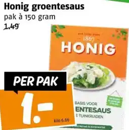 Poiesz Honig groentesaus aanbieding
