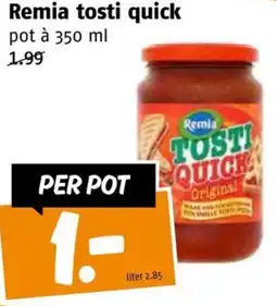 Poiesz Remia tosti quick aanbieding