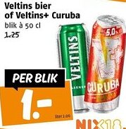Poiesz Veltins bier of Veltins+ Curuba aanbieding