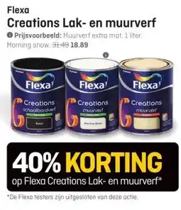 Hubo Flexa Creations Lak- en muurverf aanbieding