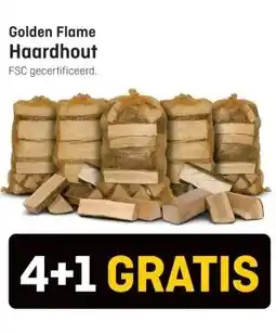 Hubo Golden Flame Haardhout aanbieding