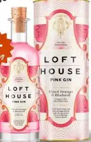 Gall & Gall Loft House Pink Gin Rhubarb & Bloodorange 70CL aanbieding