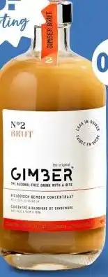 Gall & Gall GIMBER N°2 Brut Bio 50CL aanbieding