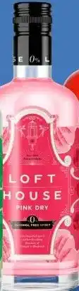 Gall & Gall Loft House Pink Gin Alcoholvrij 70CL aanbieding