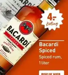 Gall & Gall Bacardí Spiced 100CL aanbieding