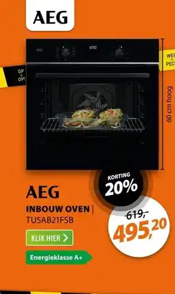 Expert AEG TU5AB21FSB aanbieding