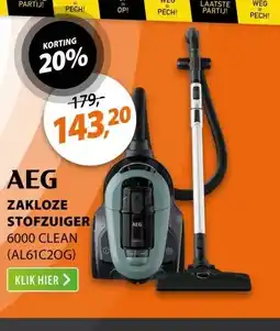 Expert AEG 6000 CLEAN (AL61C2OG) Groen aanbieding