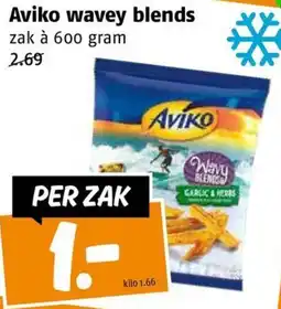 Poiesz Aviko wavey blends aanbieding