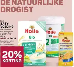 Ekoplaza Holle BABY- VOEDING aanbieding