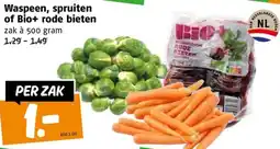 Poiesz Waspeen, spruiten of Bio+ rode bieten aanbieding