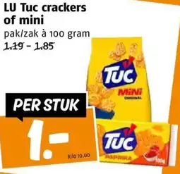 Poiesz LU Tuc crackers of mini aanbieding