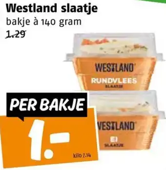 Poiesz Westland slaatje aanbieding