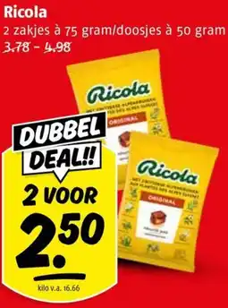 Poiesz Ricola aanbieding
