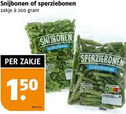 Poiesz Snijbonen of sperziebonen aanbieding