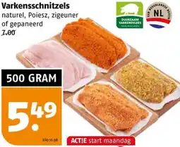 Poiesz Varkensschnitzels aanbieding