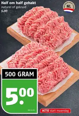 Poiesz Half om half gehakt aanbieding