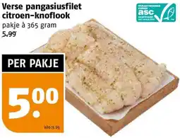 Poiesz Verse pangasiusfilet citroen-knoflook aanbieding